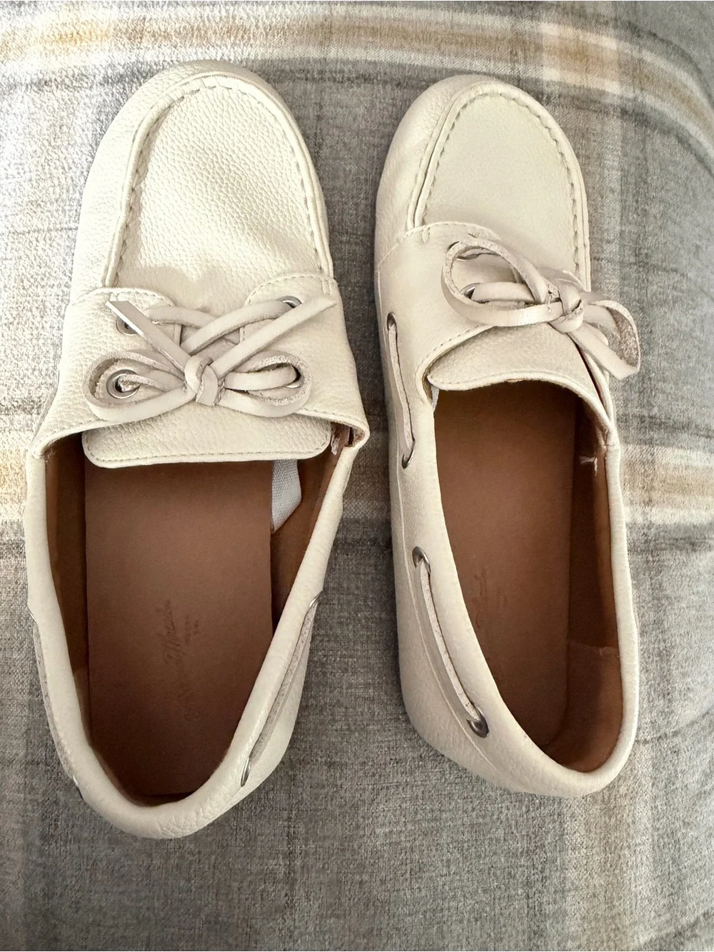 Universal Thread Men's Cream/Tan Boat Shoes